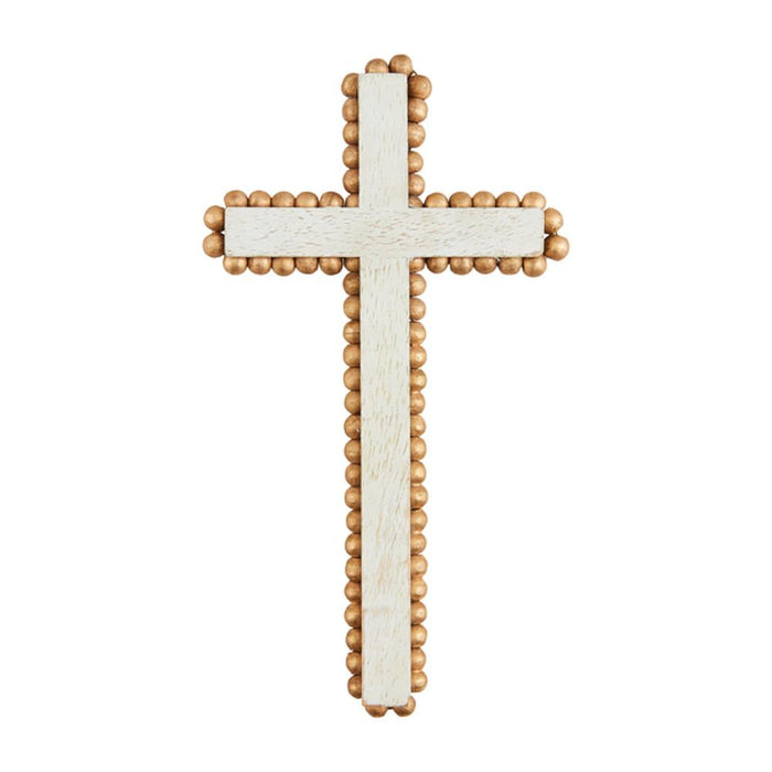 Medium Gold Beaded Cross Sitter