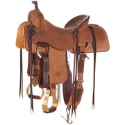 Competitor Series Heavy Oil Roughout Ranch Cutter Saddle with Pencil Roll
