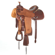 Competitor Series Heavy Oil 1/2 Breed Waffle Team Roping Saddle