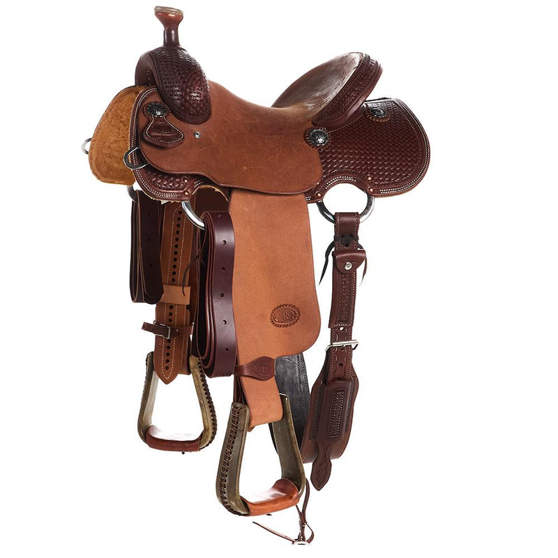 Competitor Series Heavy Oil 1/2 Breed Tapete Grande All Around Youth Saddle