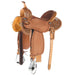 Natural Antique 1/2 Breed Alpine Flower BTR Barrel Saddle