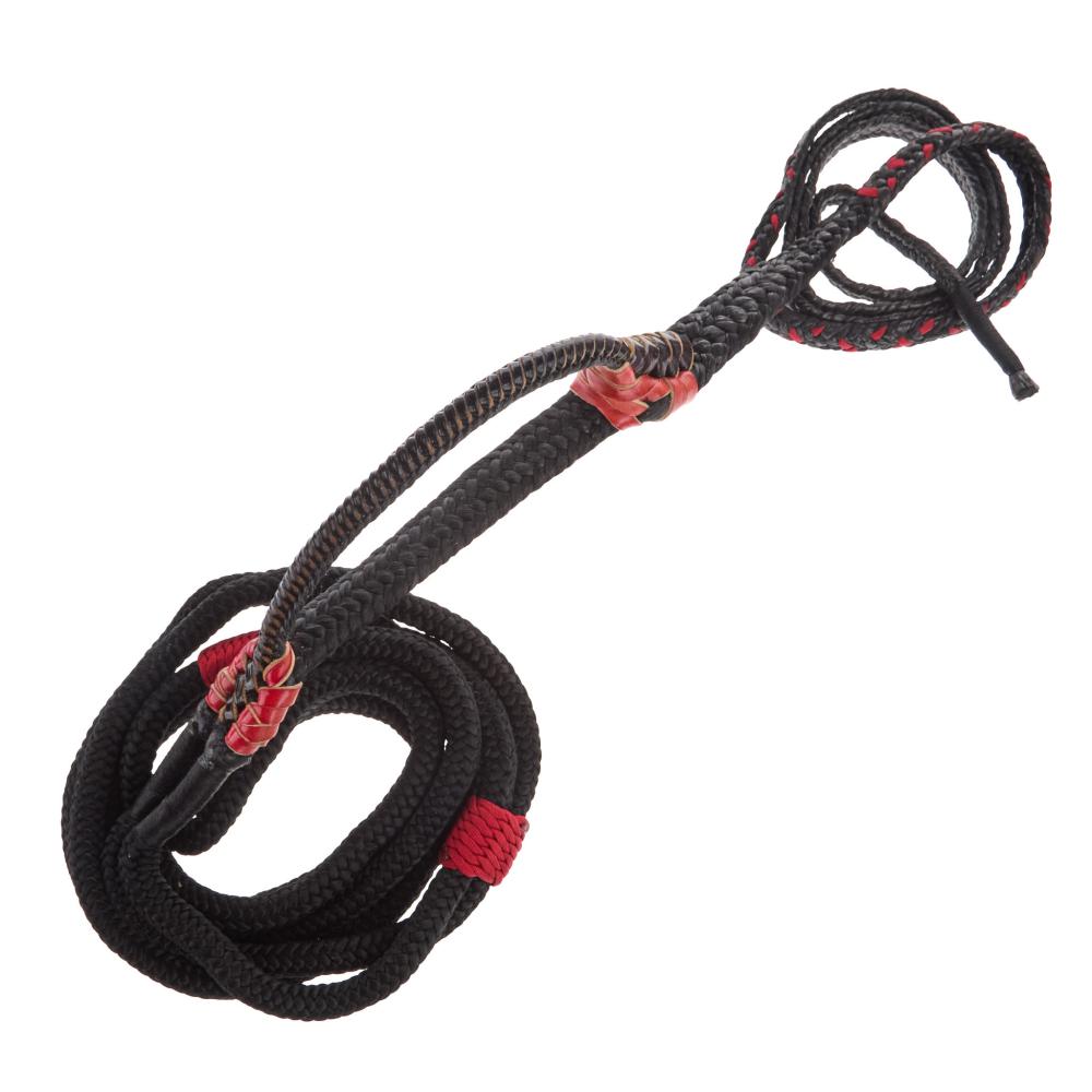 Mx Bull Ropes Brazilian Right Handed 5/8 Double Braid Black and Red Ju