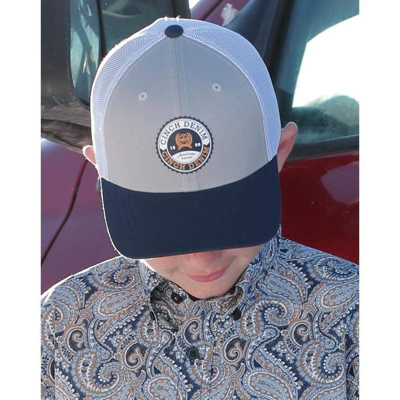 Boys Grey Trucker Cap
