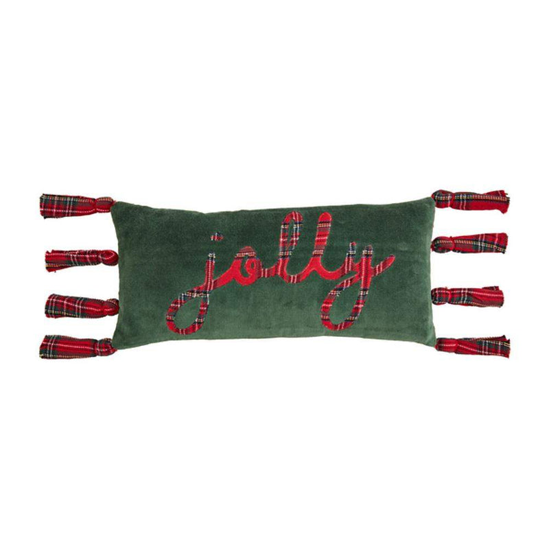 Jolly Tartan Velvet Pillow