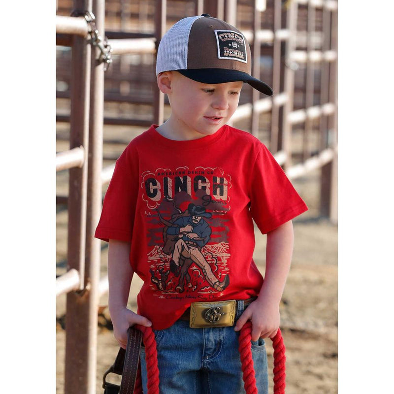 Boys Red Graphic Tee