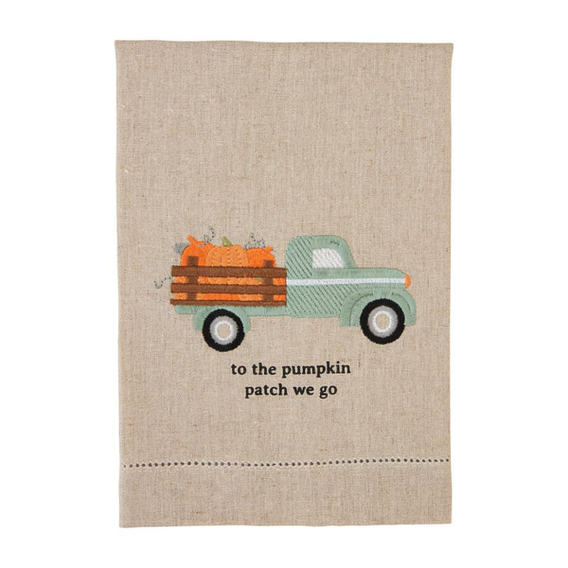Truck Hem Stitch Towel