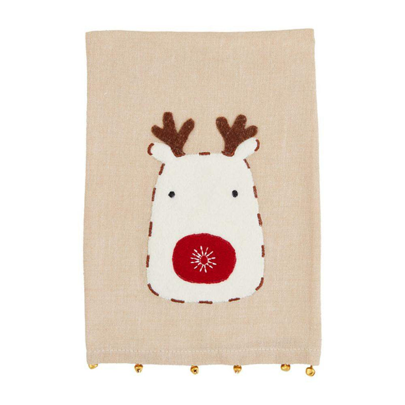Reindeer Jingle Bell Towel