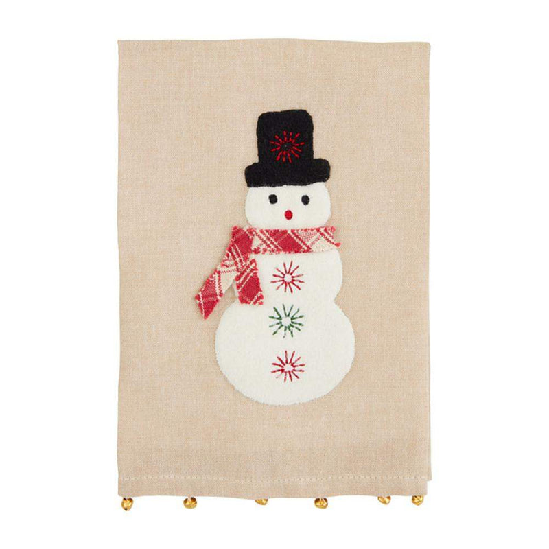 Snowman Jingle Bell Towel