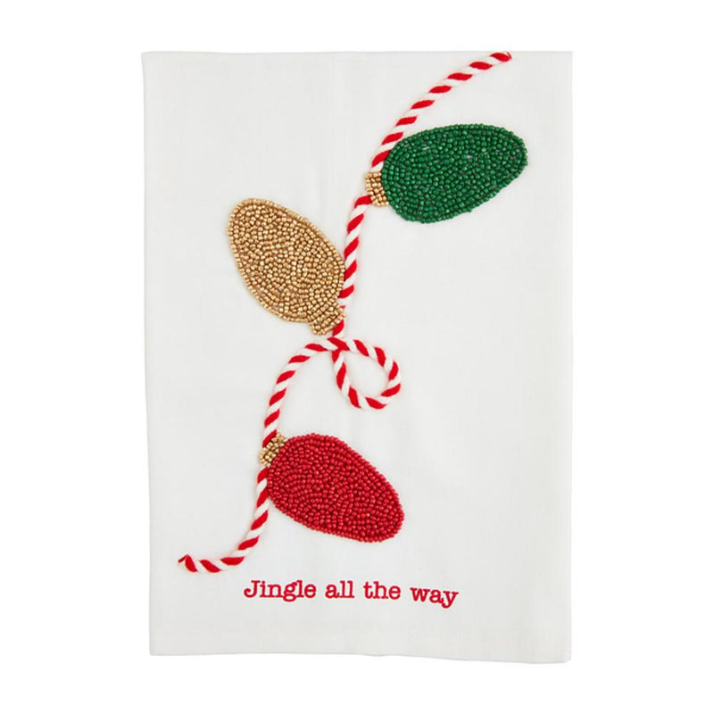 Lights Christmas Bead Towel