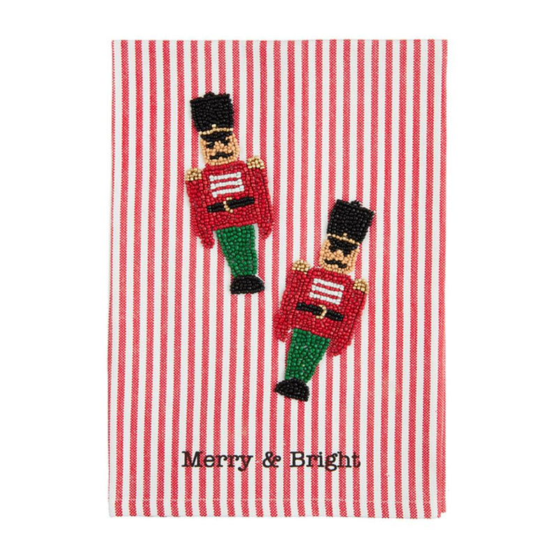 Nutcracker Christmas Bead Towel