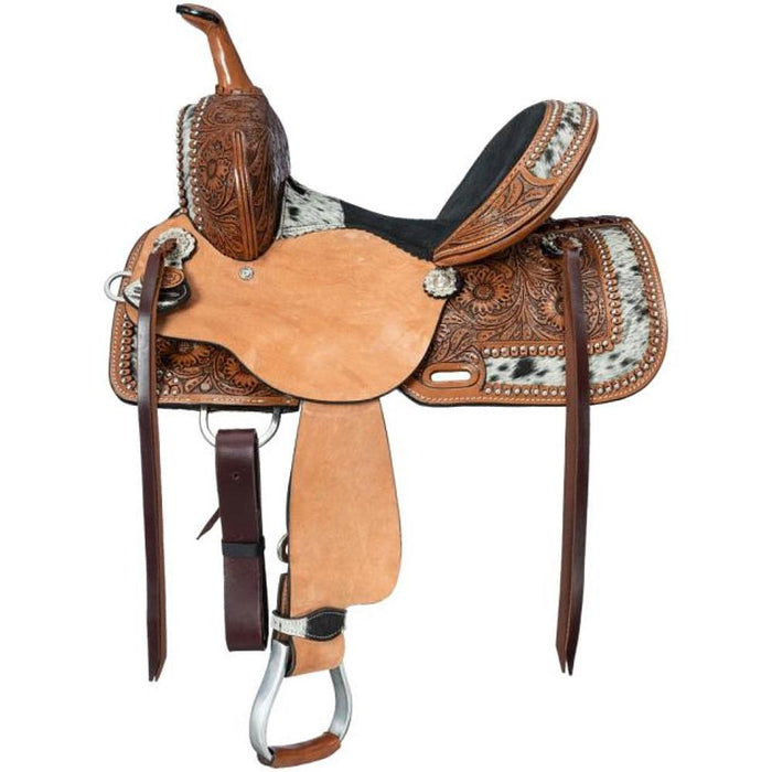 Longhorn 10in Youth Barrel Saddle