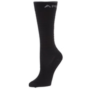 AriatTek UltraThin Performance Black and Grey Over The Calf Socks MEDIUM