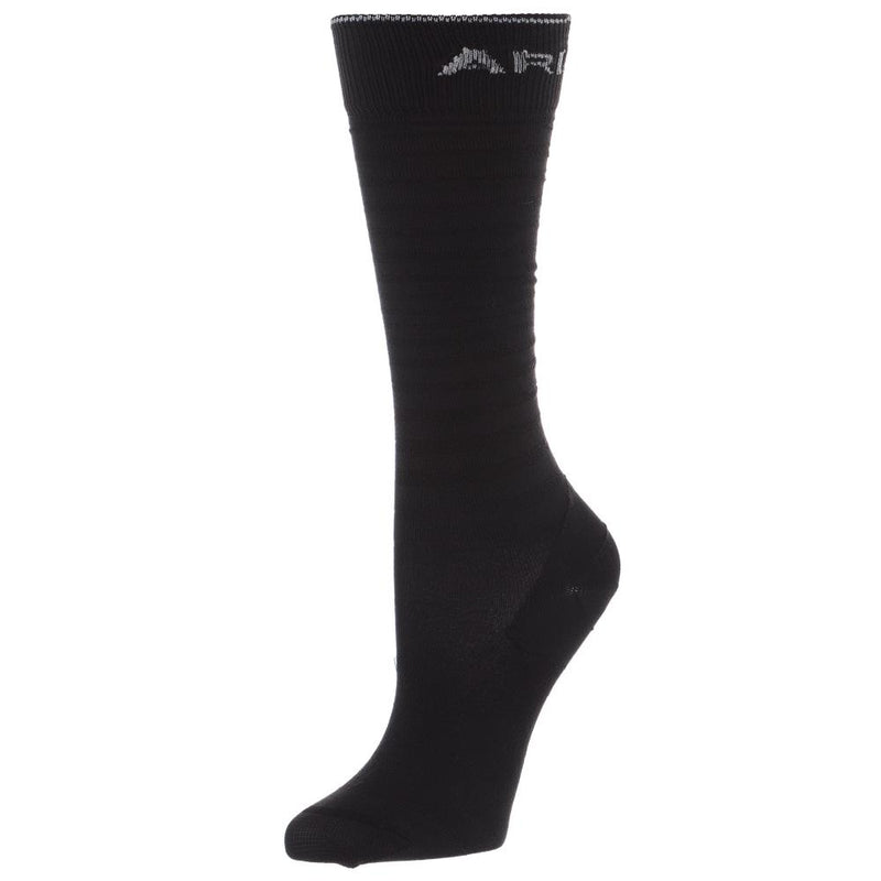 AriatTek UltraThin Performance Black and Grey Over The Calf Socks MEDIUM