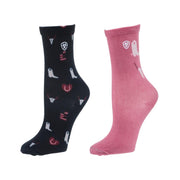 Kid`s Horse Love 2 Pack Classic Crew Socks