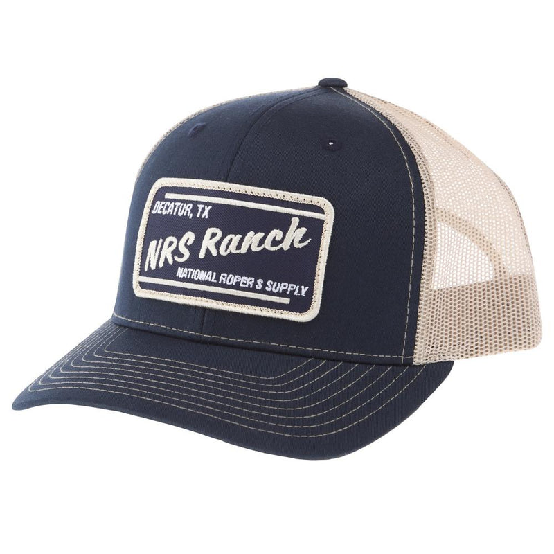 Ranch Decatur TX Patch Navy/Khaki Cap