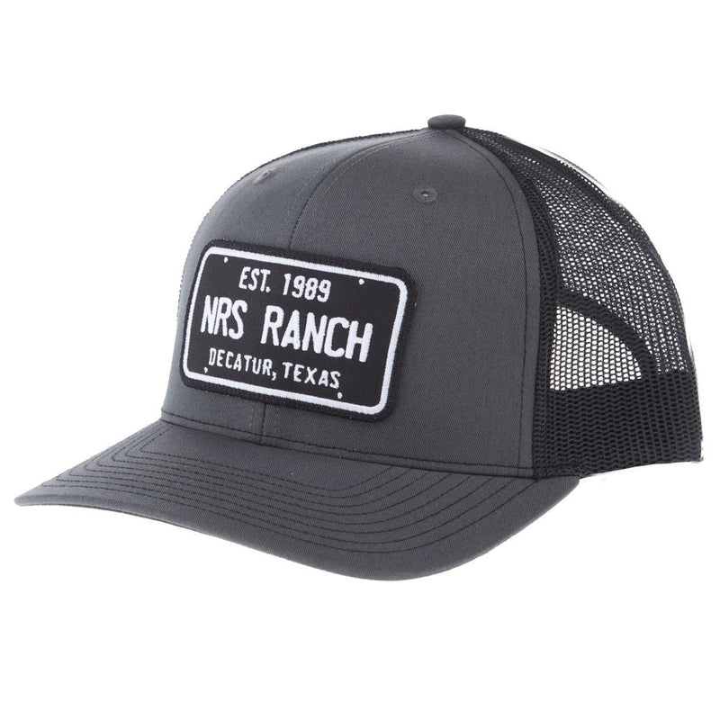 Ranch Charcoal/Black Embroidered Patch Cap