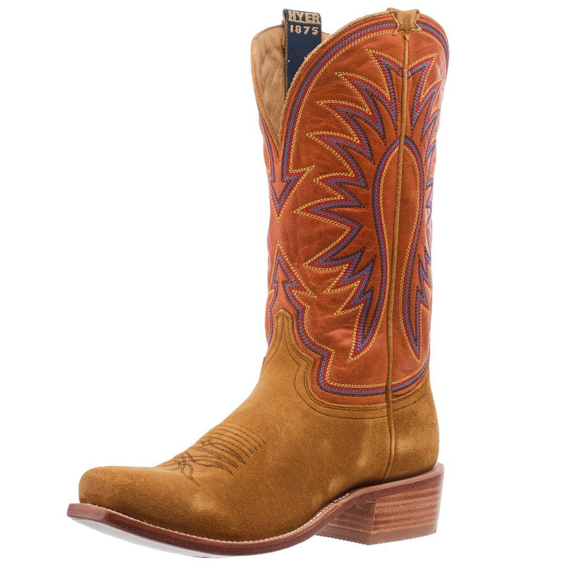 Men`s Spearville 13In Tangerine Vintage Goat Top Cowboy Boot