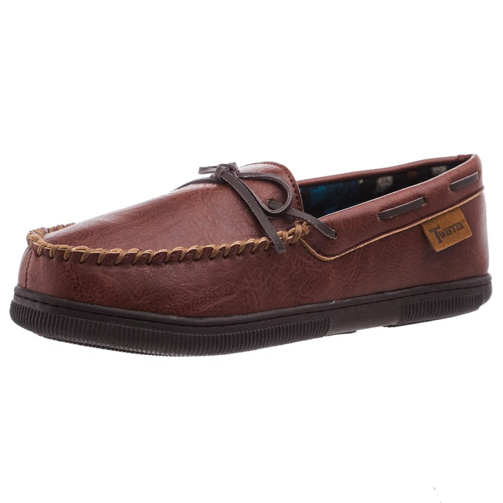 Twister Men`s Brown Henry Moccasin Twister Men`s Brown Henry Moccasin