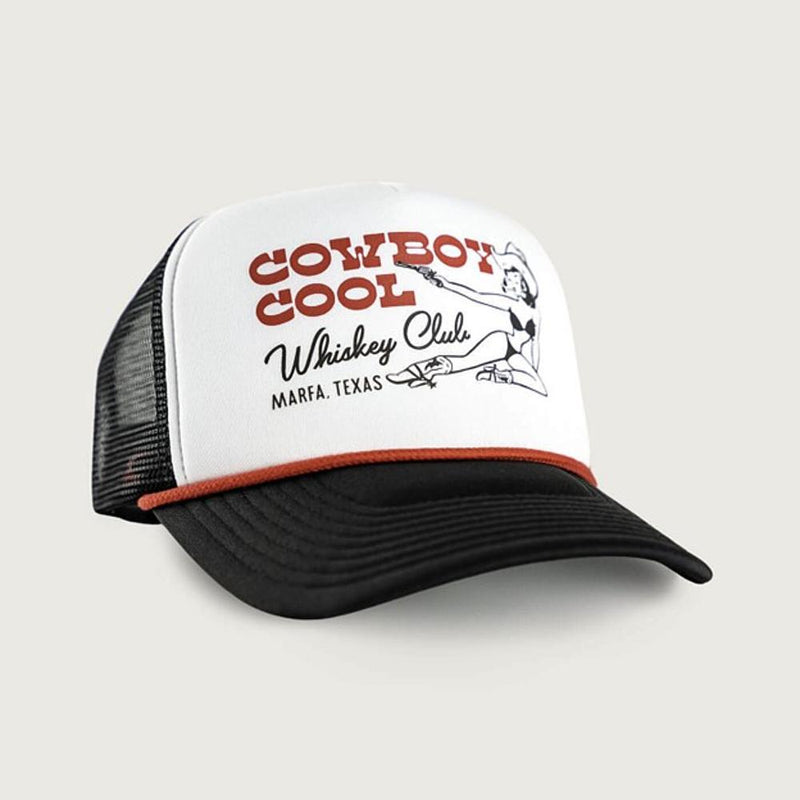 Black Whiskey Lounge Foam Cap