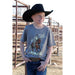 Boys Grey Short Sleeve Graphic Tee