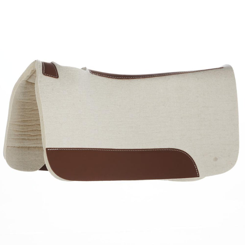 MT34031WFP Natural 3/4in 31x30 Felt Roper Saddle Pad