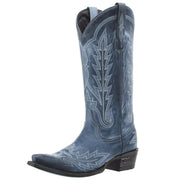 Women's Lexington Washed Denim Vamp 13in Matching Top Boot