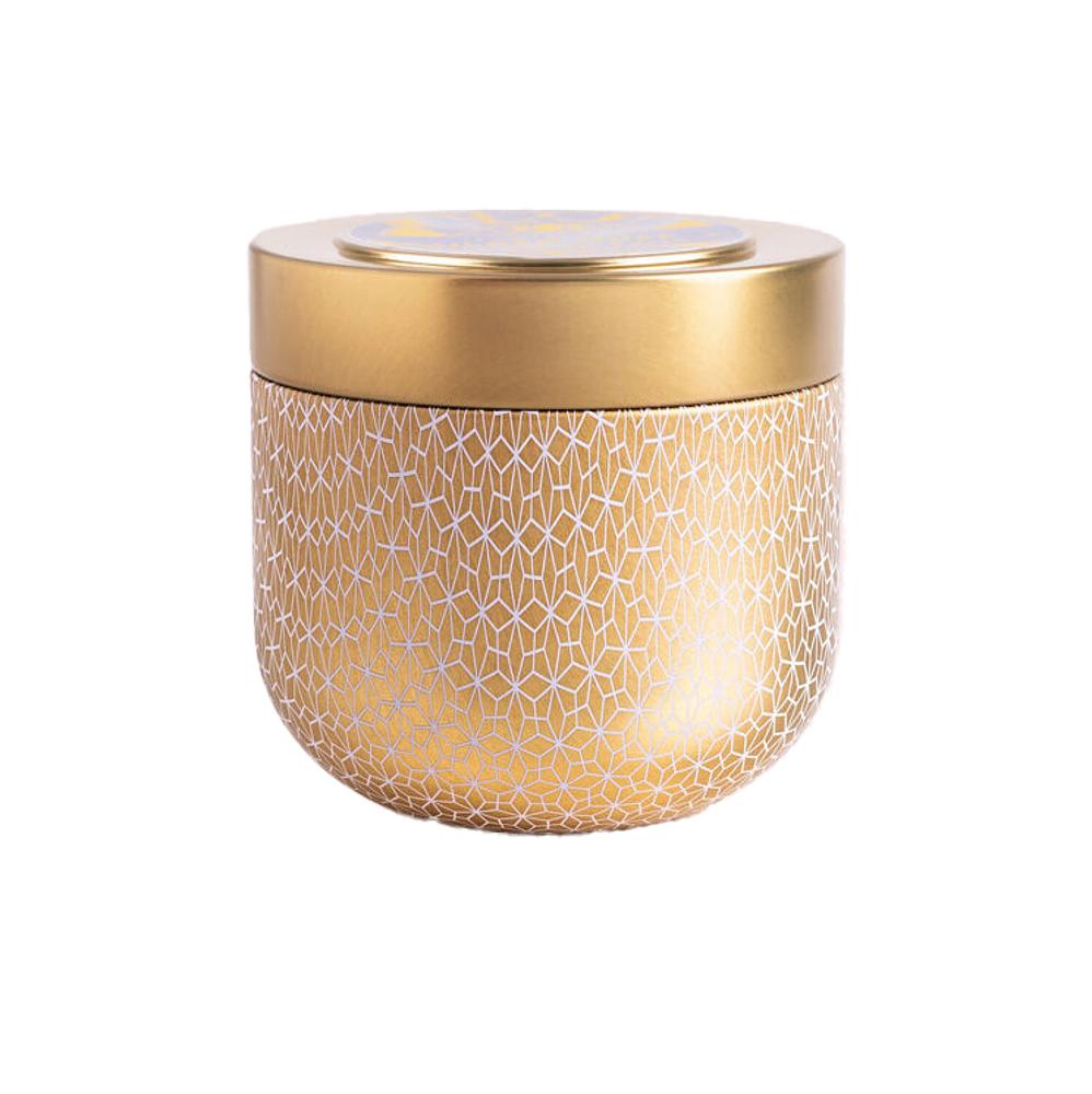 Capri Blue Gilded Muse Exotic Blossom Basil 12.5 Tin Candle