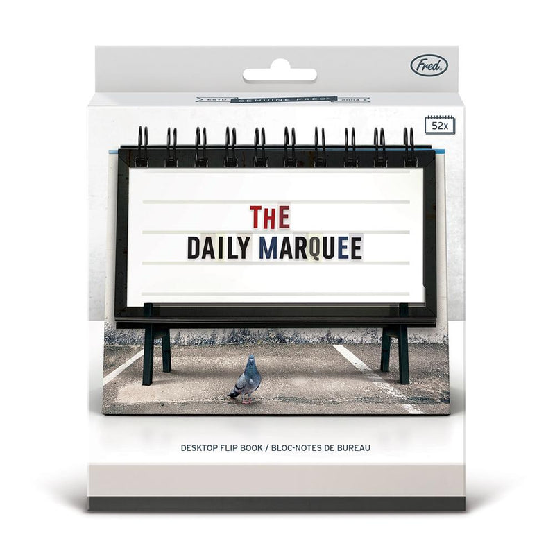 Daily Marquee Desk Flip Chart