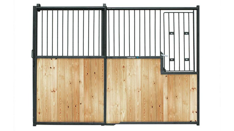 12ft Sentinel Stall Front with Sliding Door