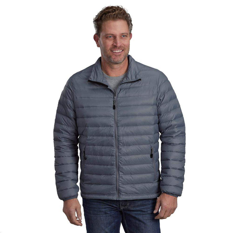 Mens Grey/Blue Lightweight Crushable Jacket