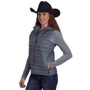 Womens Grey Crushable Vest