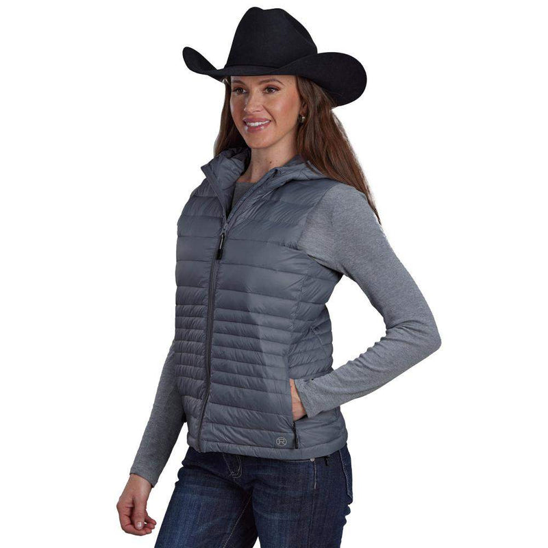 Womens Grey Crushable Vest
