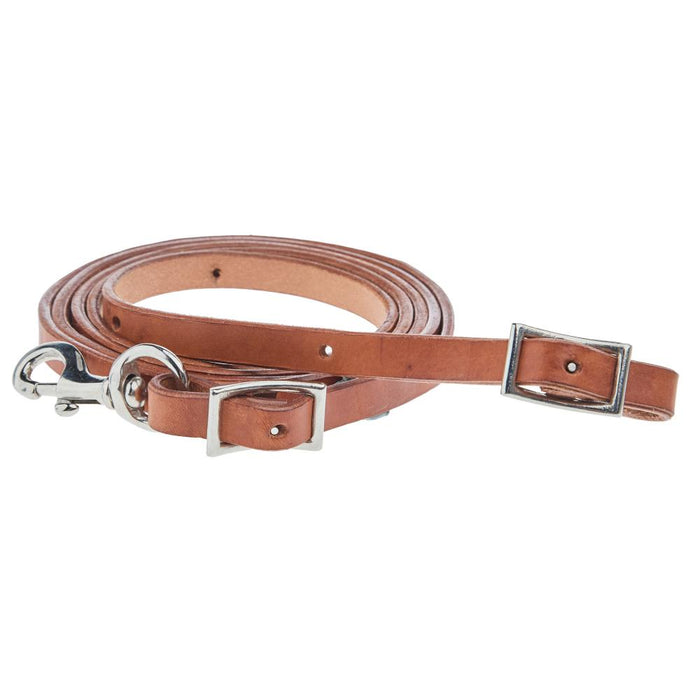 5/8"x 8ft Harness Leather Roping Reins