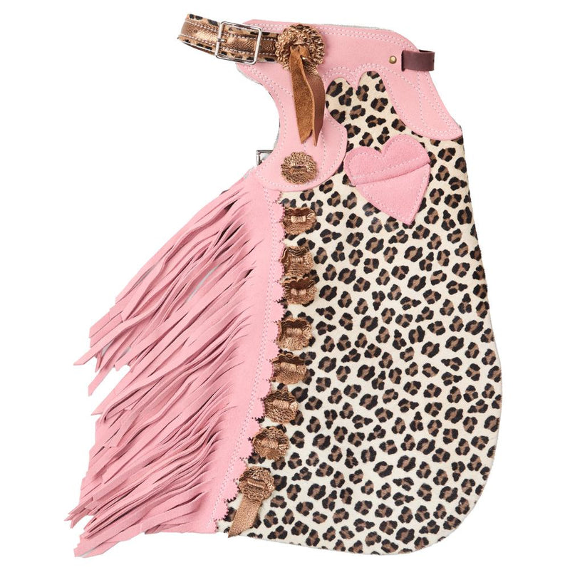 Cheetah and Pink Heart 2-3T Youth Chap