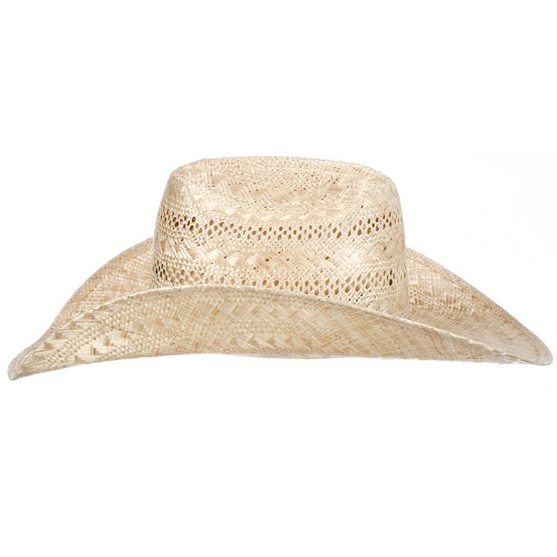 American Hats Sisal Vented Open Crown 4-1/4in. Brim Straw Cowboy Hat