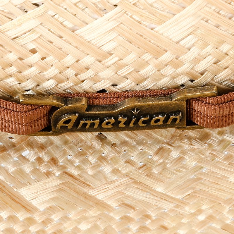 American Hats Sisal Vented Open Crown 4-1/4in. Brim Straw Cowboy Hat