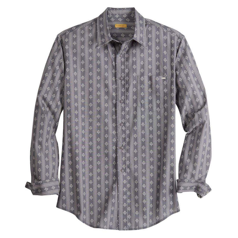 Tin Haul Mens Long Sleeve Print Aztec