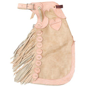 Vanilla and Light Pink Heart 4-5T Youth Chap
