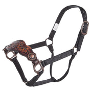 Red Leopard Sunflower Bronc Halter