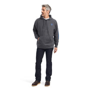 Mens Charcoal Logo Hoodie