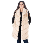 and Womens Clementine Faux Fur Vest
