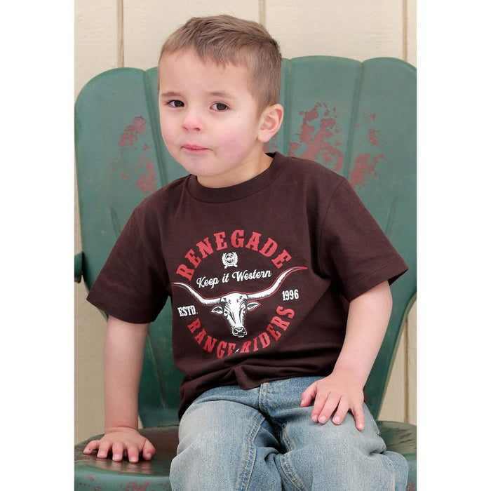 Boys Brown Renegade Tee