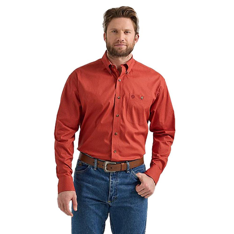 Mens Sienna Printed Long Sleeve Button Shirt