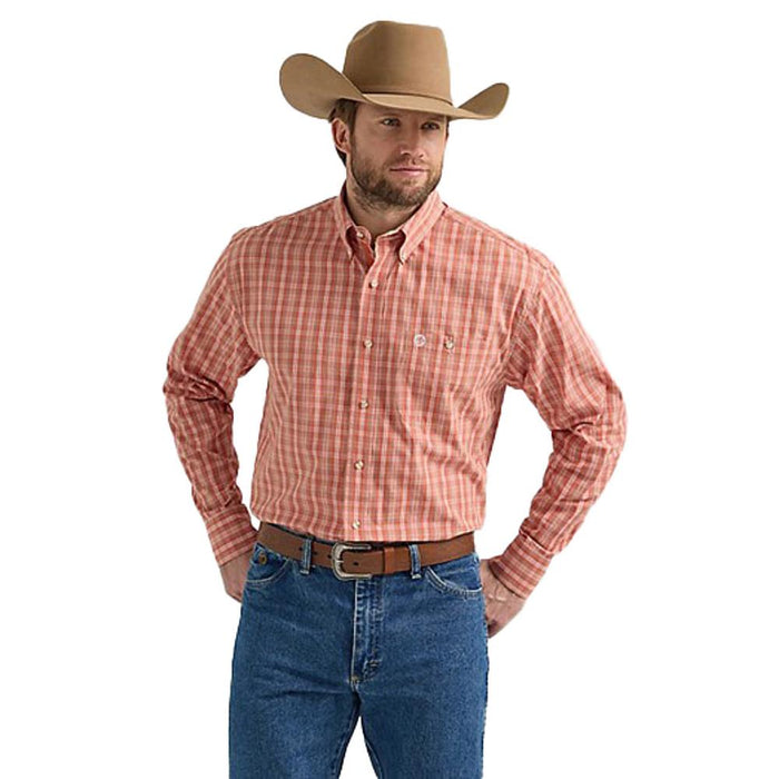 Mens Sienna Plaid Long Sleeve Button Shirt