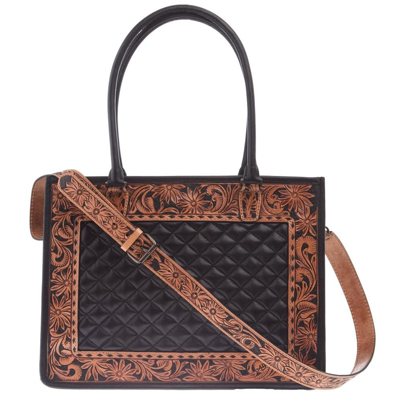 Black w/Tooled Detail Bag