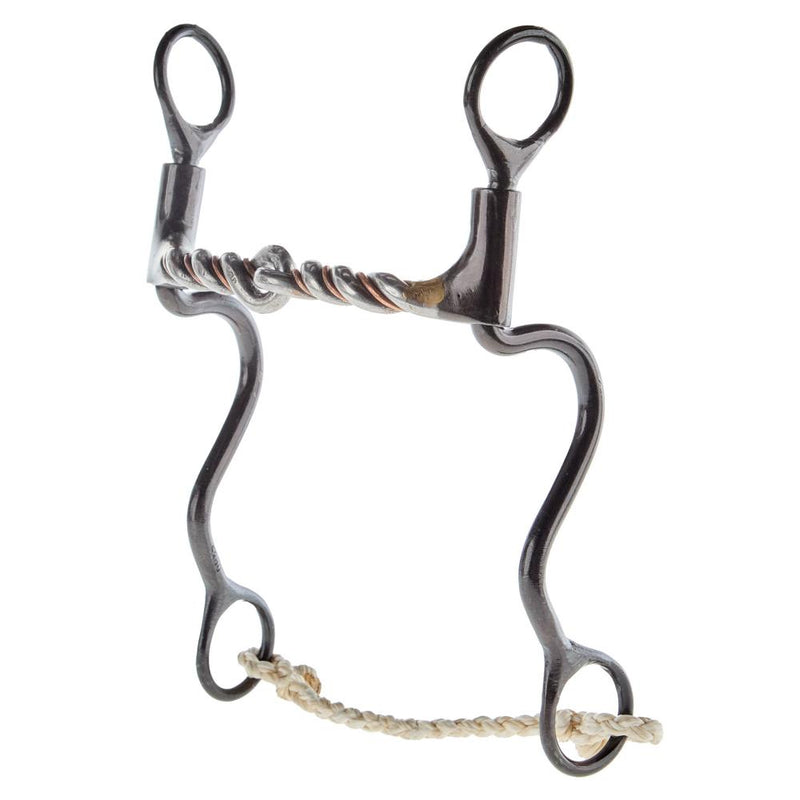 Long Cavalry Shank Twisted Wire Snaffle