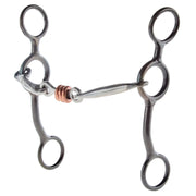 Smooth Dog Bone Circle Gag Bit