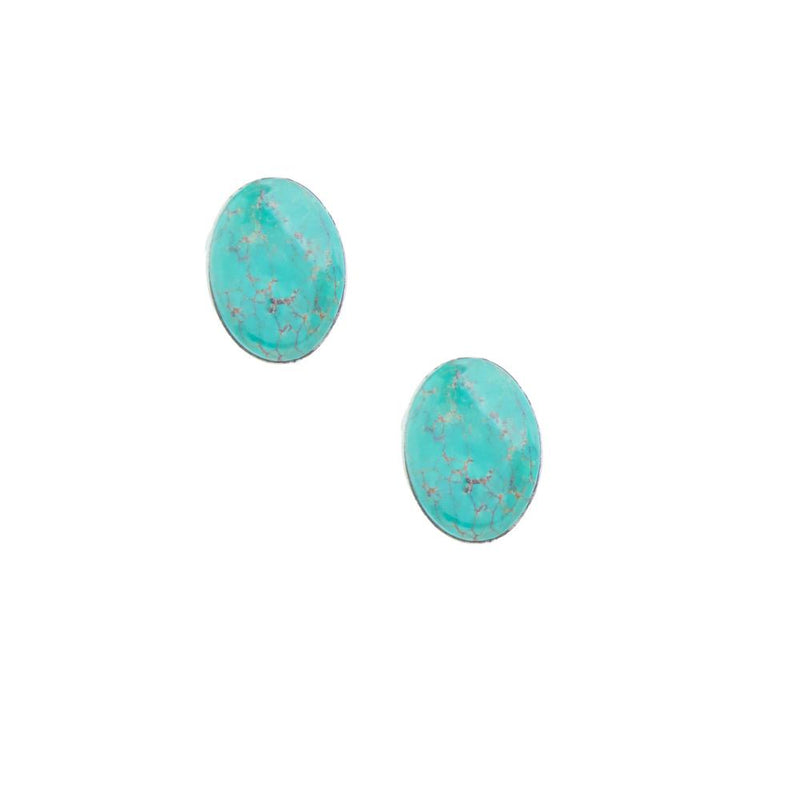 Sterling Silver Turquoise Post Earrings