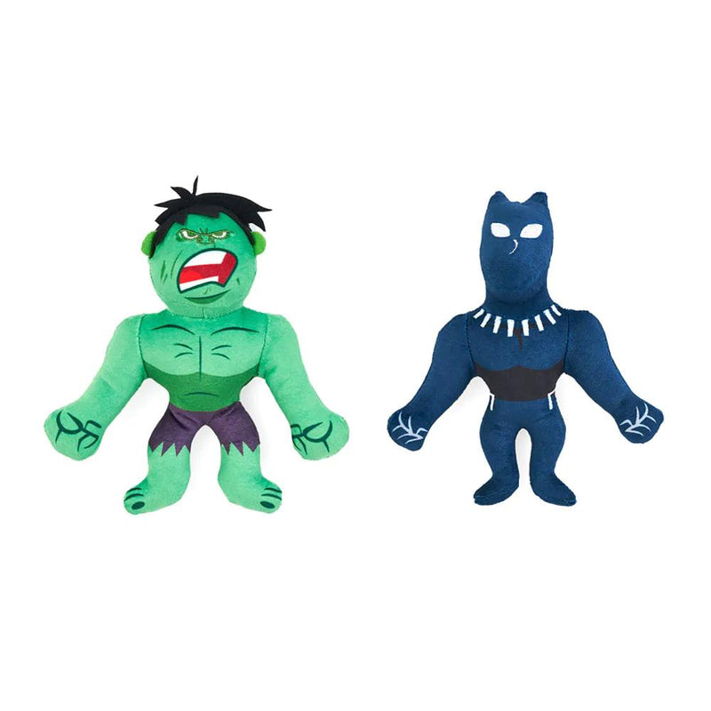Comic Hulk and Black Panther Duo Dog Toys