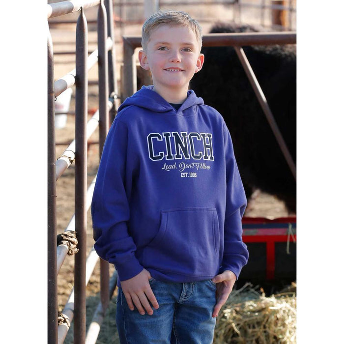 Boys Purple Fleece Hoodie